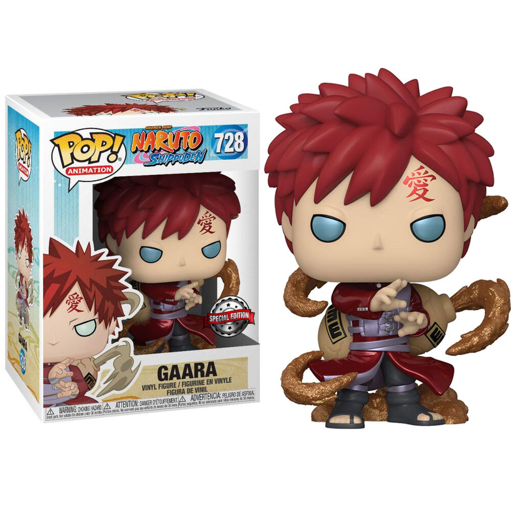 Funko POP! Animation: Naruto Shippuden - Gaara (Metallic, Special Edition) #728